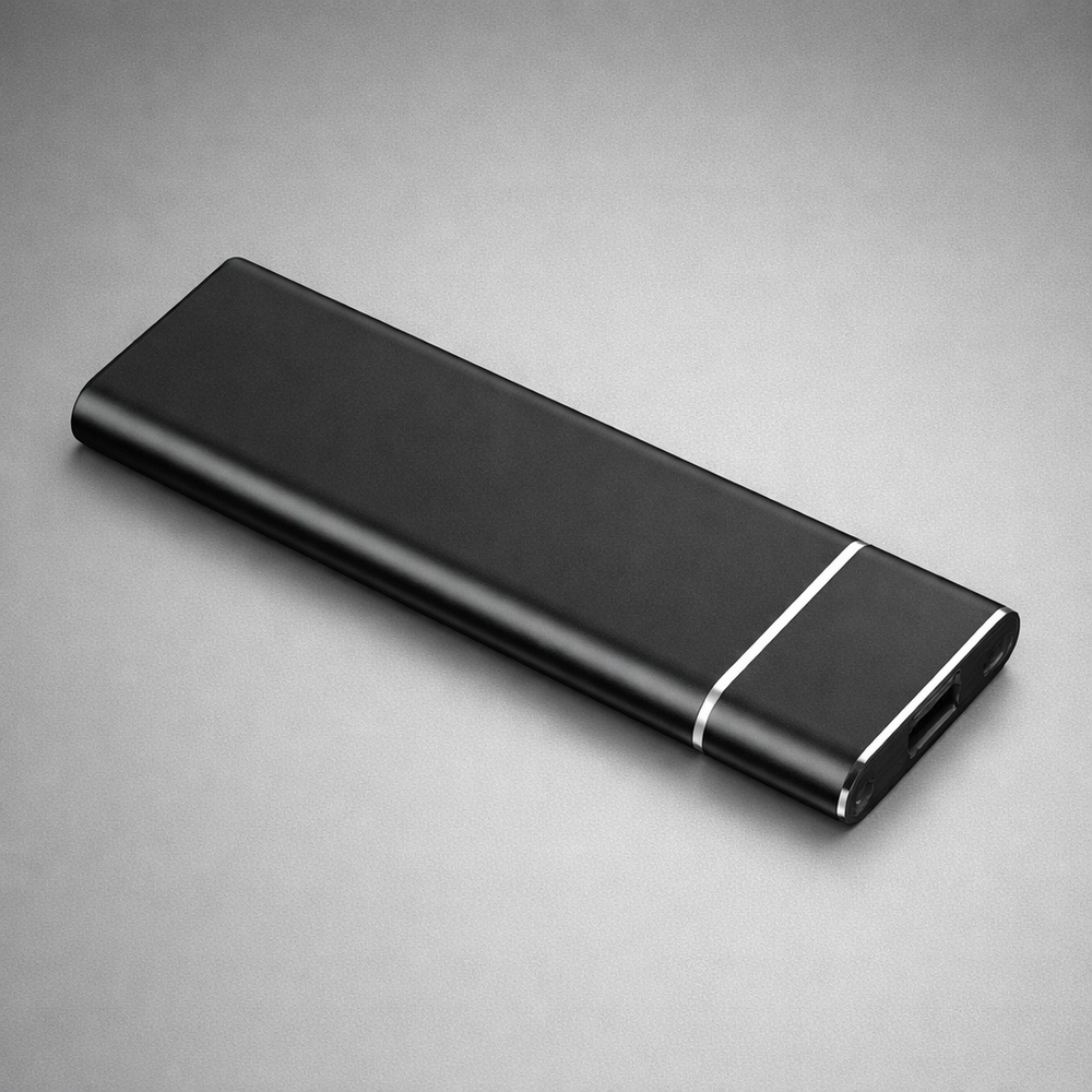 External Hard Drive Portable USB C Ultra Thin 500GB Storage