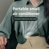 Portable Fan Mini Clip Neck Fan Adjustable Foldable