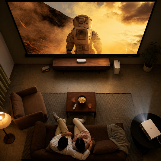Portable Projector – Mini WiFi 6, 1080p & HDMI Connectivity