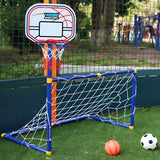 Portable Soccer Goal Basketball Toy Outdoor Sports