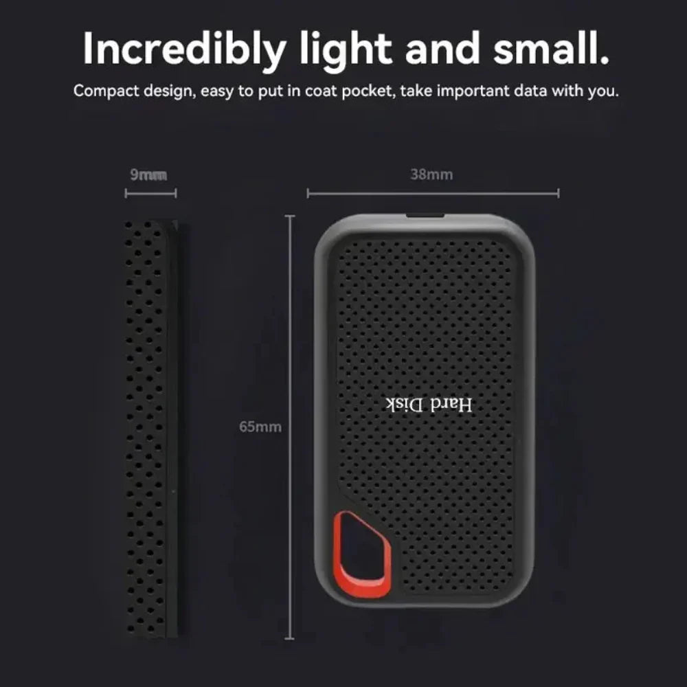 BowLift | Portable External SSD Drive High Speed Data Transfer Shockproof Storage