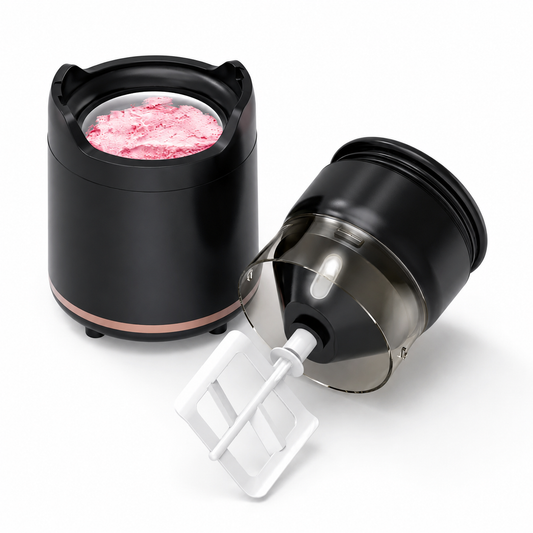 Portable Ice Cream Maker – Automatic, Frozen Yogurt Function & Compact Design