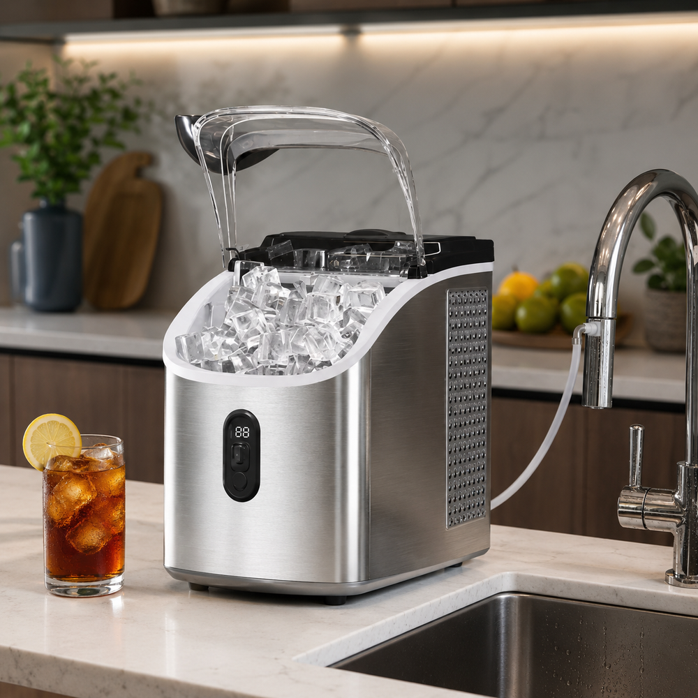 Ice Maker Machine – Portable, Countertop & Self-Cleaning Design
