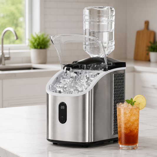Portable Ice Maker Machine – Countertop, Self-Cleaning & Compact