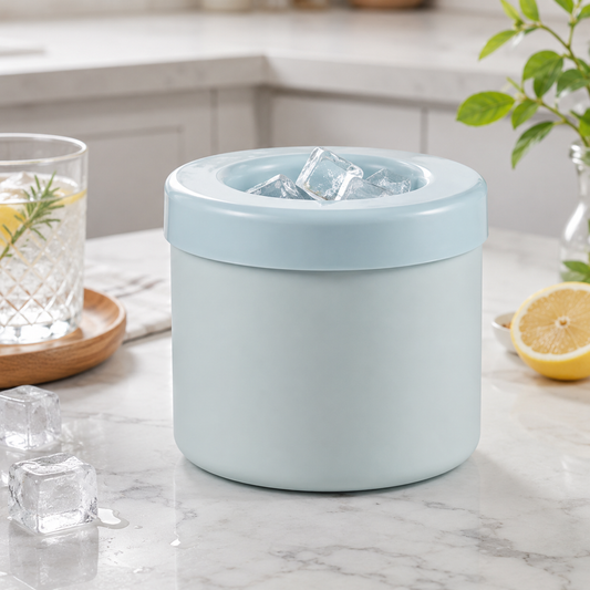 Ice Cube Maker Tray – Portable Design, Stackable Build & Lidded Cover