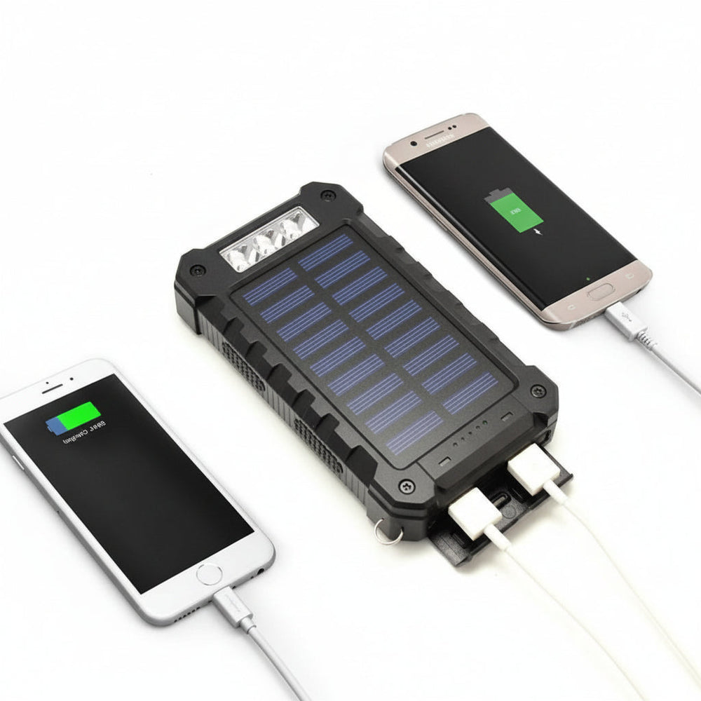 Solar Charger 20000mAh Waterproof Power Bank