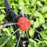 Drip Irrigation Emitters – 100-Pack Adjustable 360°, UV-Resistant & 4mm/7mm Hose