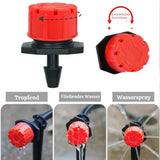 Drip Irrigation Emitters – 100-Pack Adjustable 360°, UV-Resistant & 4mm/7mm Hose