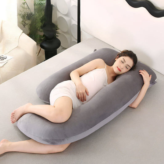 Pregnancy Pillow – U-Shape Design, Full Body Support & Removable Cover