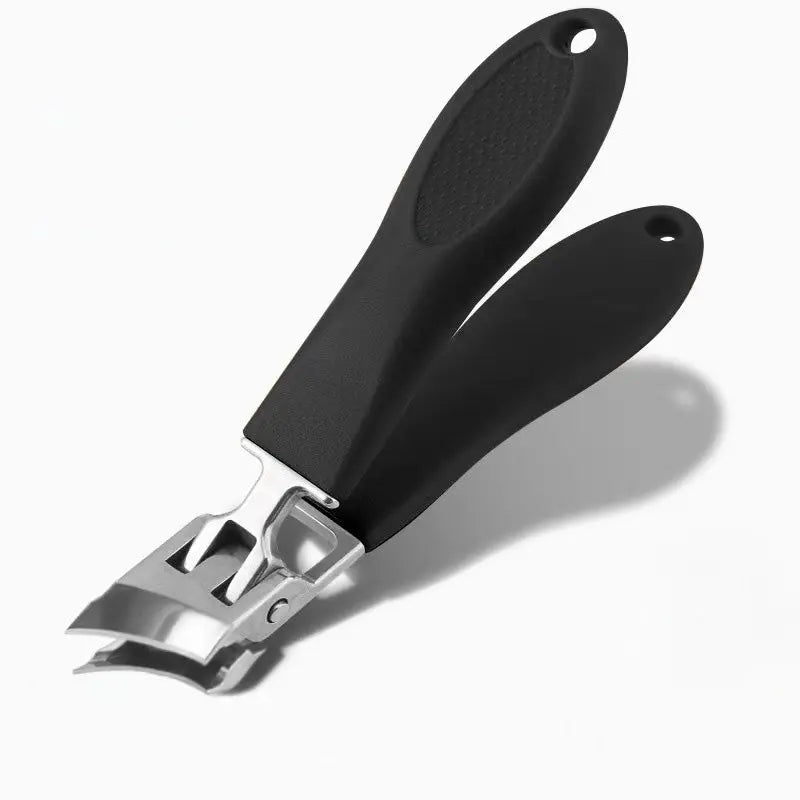 Ergonomischer Nagelknipser mit Breitem Griff & Spritzschutz – Ideal für Dicke Nägel, Müheloses Schneiden