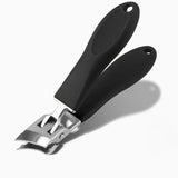 Ergonomischer Nagelknipser mit Breitem Griff & Spritzschutz – Ideal für Dicke Nägel, Müheloses Schneiden