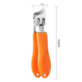 Ergonomischer Nagelknipser mit Breitem Griff & Spritzschutz – Ideal für Dicke Nägel, Müheloses Schneiden