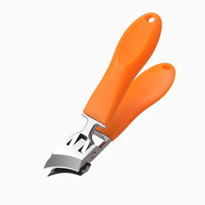 Ergonomischer Nagelknipser mit Breitem Griff & Spritzschutz – Ideal für Dicke Nägel, Müheloses Schneiden
