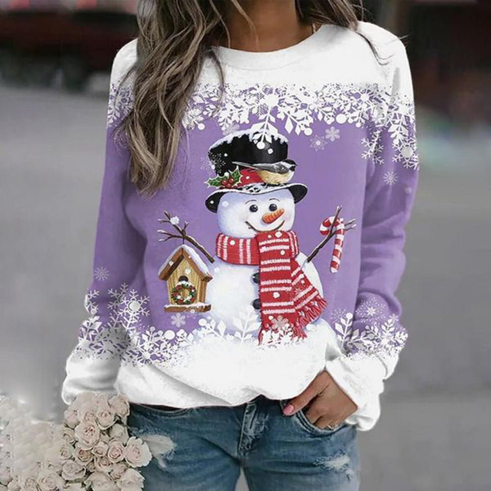 Enhanced Product Title: "Amalia Weihnachts Schneemann Pullover für Damen - Festlicher Winterpullover mit Schneemann-Motiv" 

This optimized title includes relevant keywords while providing more detail about the product, which can help improve visibility a
