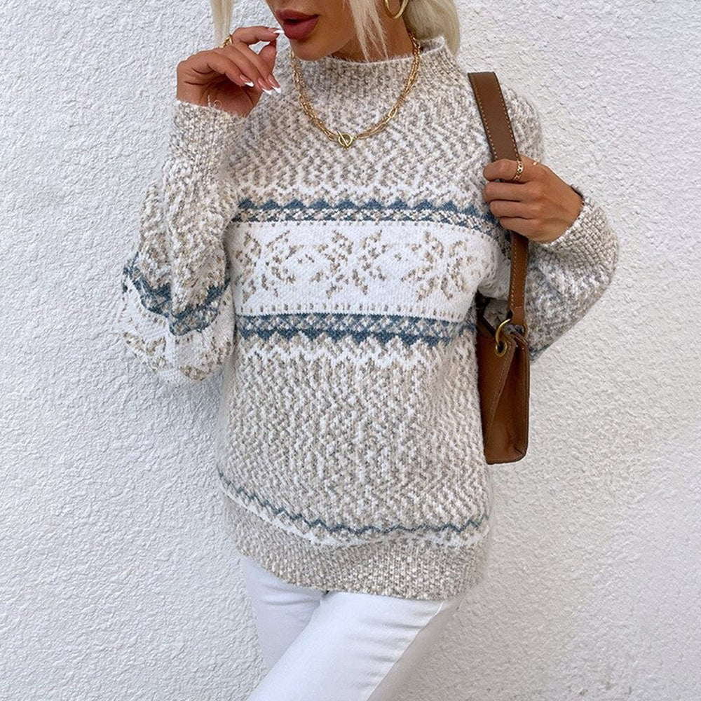 Luna Vintage Pullover Sweater | Classic Retro Style Knitwear for Women
