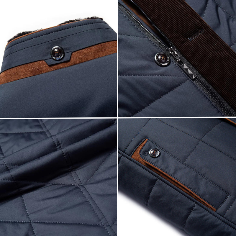 Quilted Men's Winter Jacket with Premium Insulation Technology – Arctix Pro