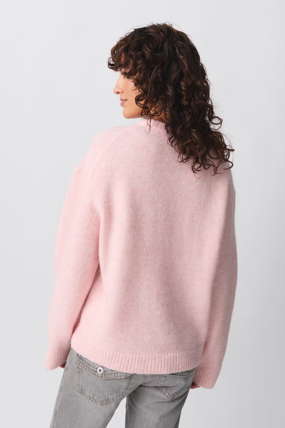 Women's Balloon-Sleeve Sweater – Relaxed Fit