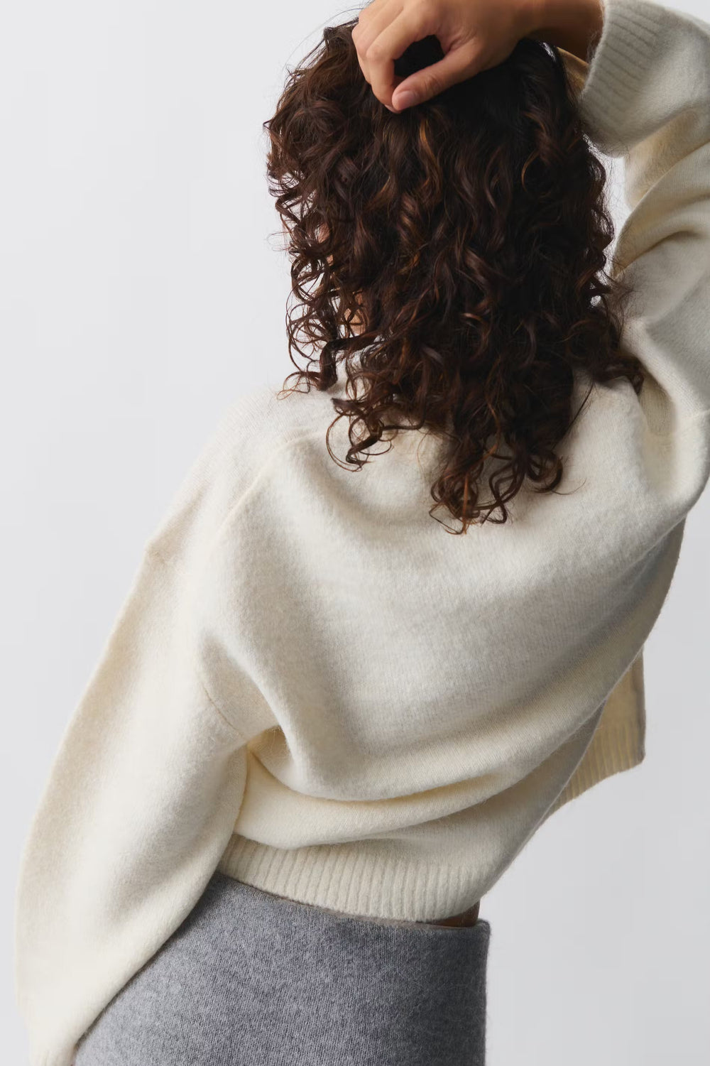 Women's Balloon-Sleeve Sweater – Relaxed Fit