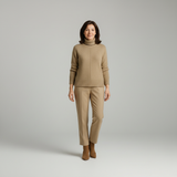 Sweater with Stand-Up Collar - Alina