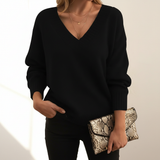 Pullover with V-neck - Angelika
