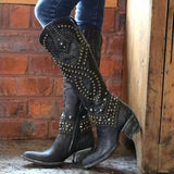 Selena Orthopedic High Boots - Black