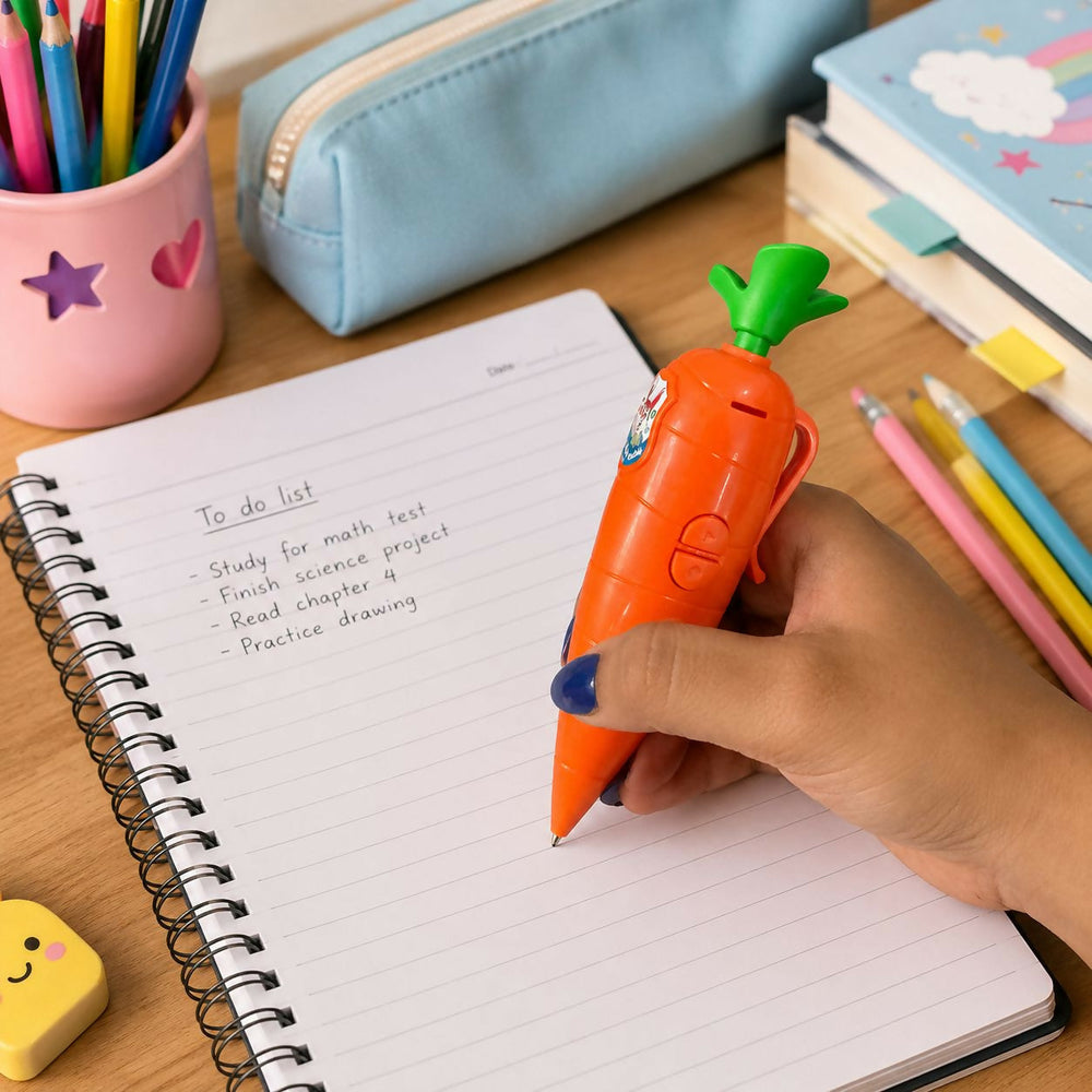 Karotten-Stift mit Sprachaufnahme und Wiedergabe