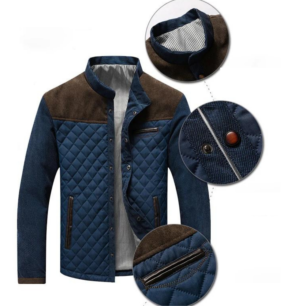 Tommy - Men's Quilted Front Panel Jacket