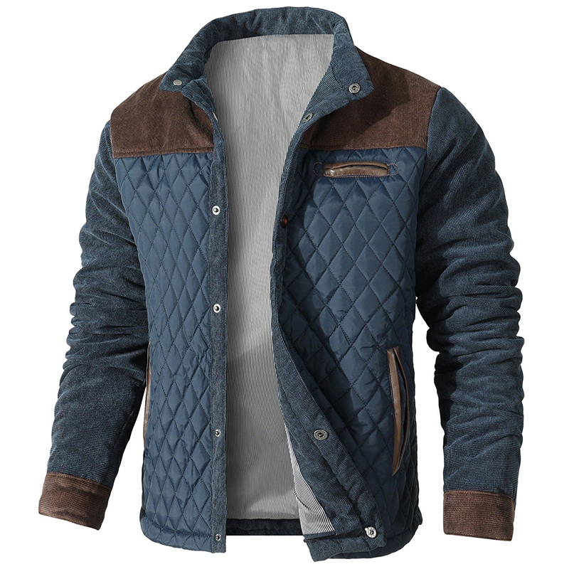Tommy - Men's Quilted Front Panel Jacket