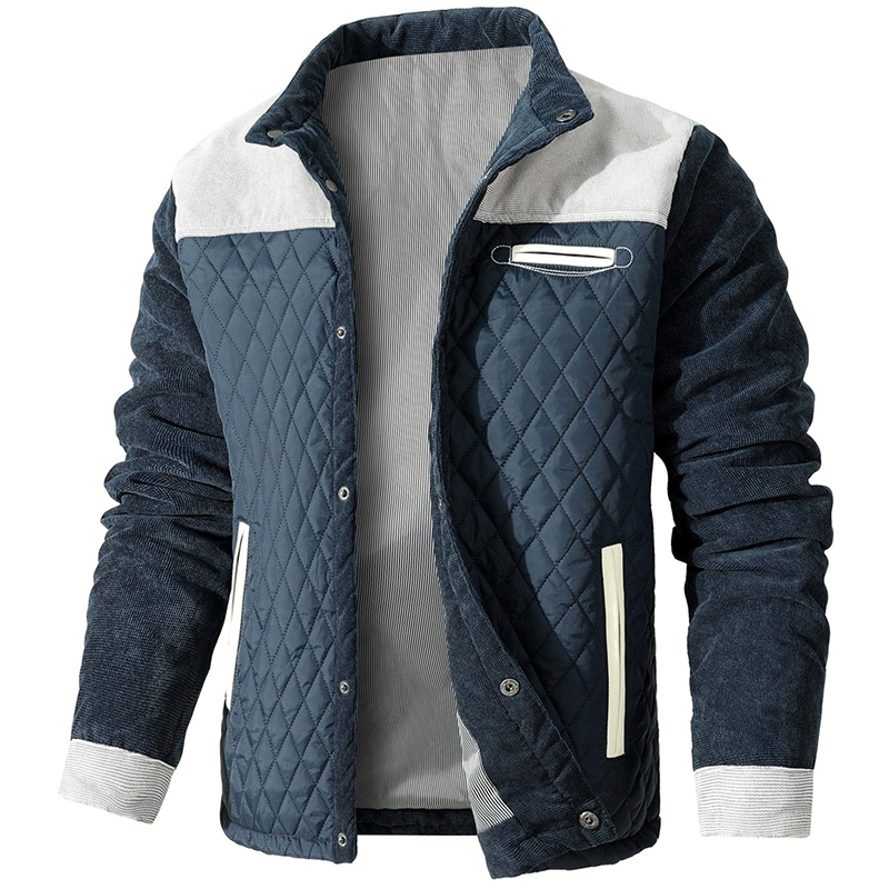 Tommy - Men's Quilted Front Panel Jacket