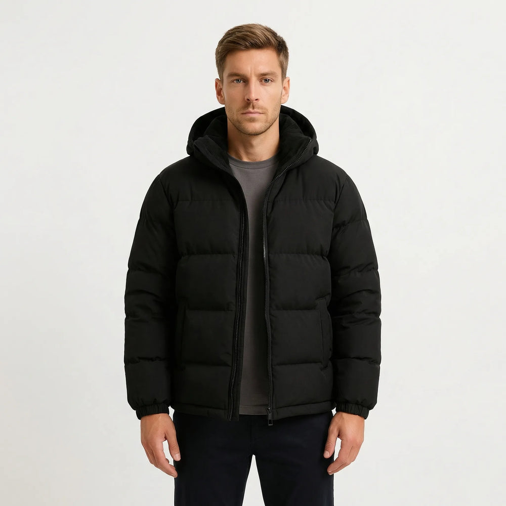 Quilted Hooded Puffer Jacket - Robert