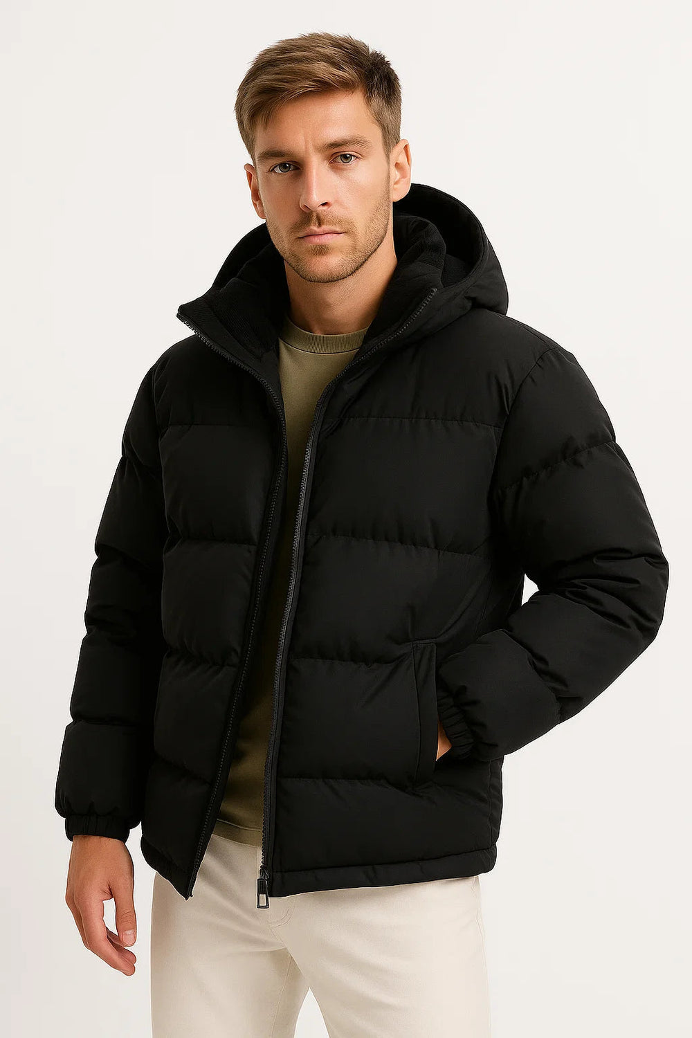Alexander - Quilted Hooded Puffer Jacket