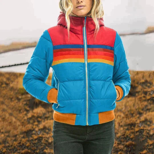 Quilted Women's Jacket with Hood - Marion - 3