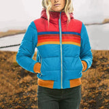 Quilted Women's Jacket with Hood - Marion - 3