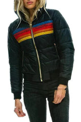 Quilted Women's Jacket with Hood - Marion - 4