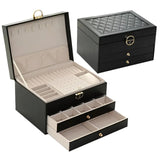 EleganceBox – Luxurious Multi-Tier Jewelry Box