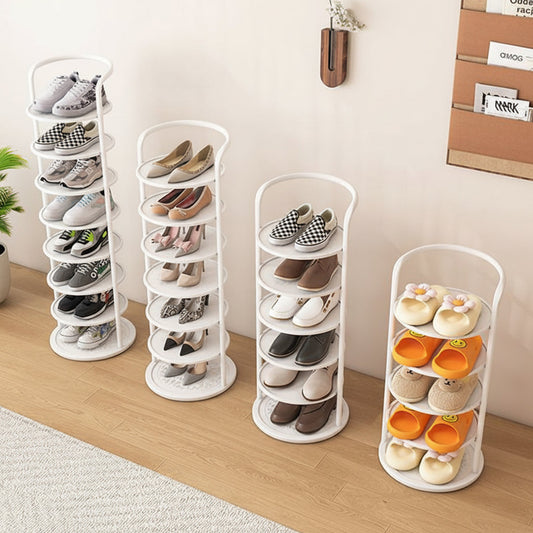 Vertical Shoe Rack – Metal Organizer, Multi-Tier Design & Entryway Storage
