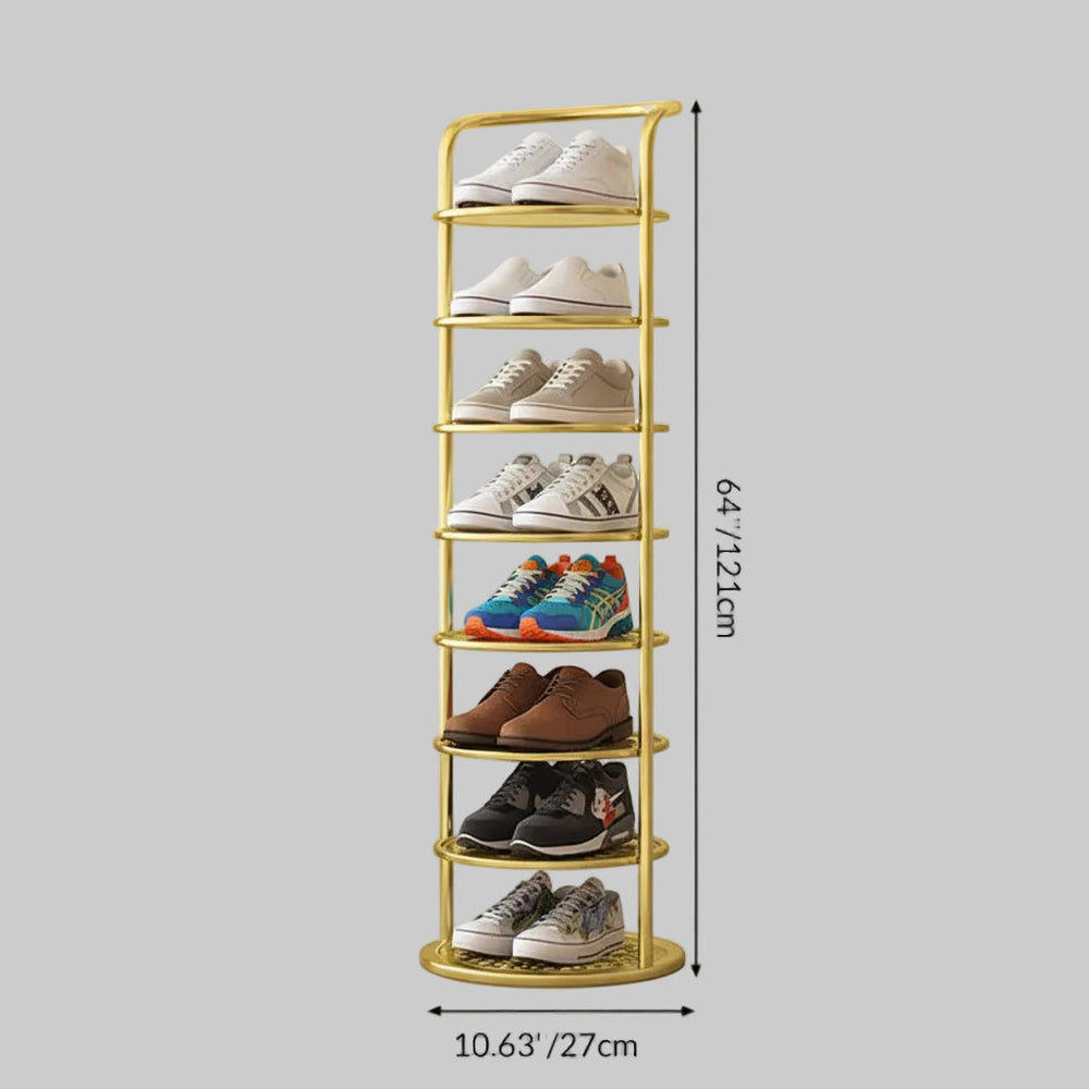 Shoe Rack Vertical Storage Metal Organizer Entryway Closet