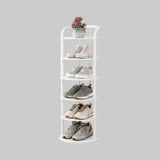 Shoe Rack Vertical Storage Metal Organizer Entryway Closet