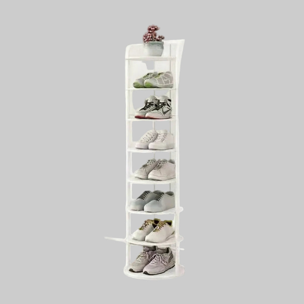 Shoe Rack Vertical Storage Metal Organizer Entryway Closet