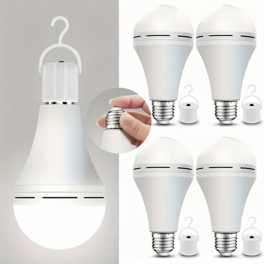 LED Light Bulb – Rechargeable, Emergency & White
