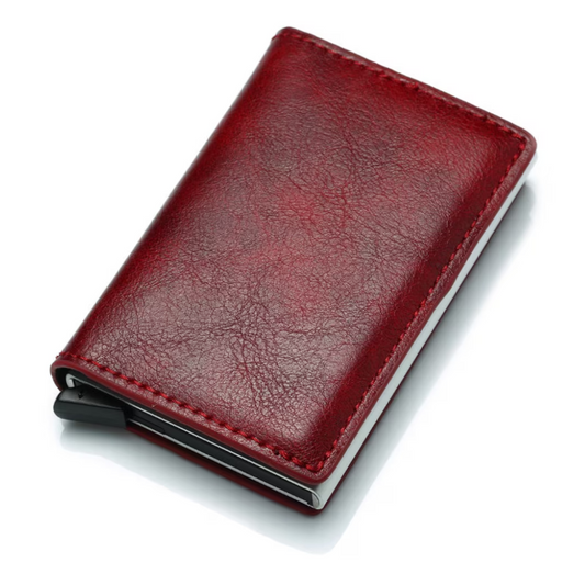 Aluminum Card Holder – RFID Blocking, Money Clip & Slim Design