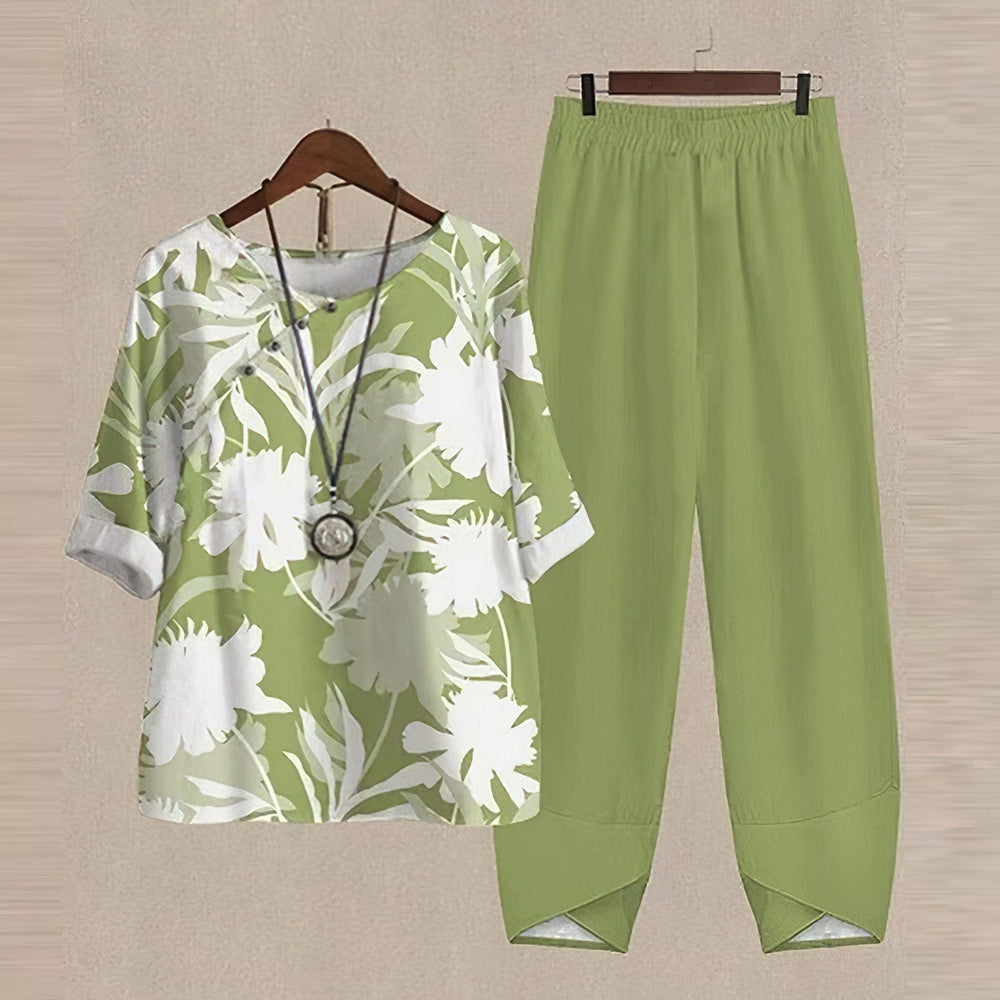 LenaDuo 2-Piece Spring/Summer Set - Green
