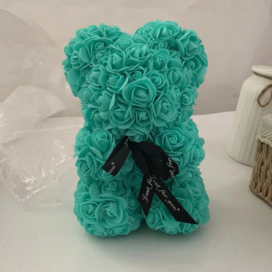 Artificial Rose Bear – Foam, Valentine's Gift & Long-Lasting Decor