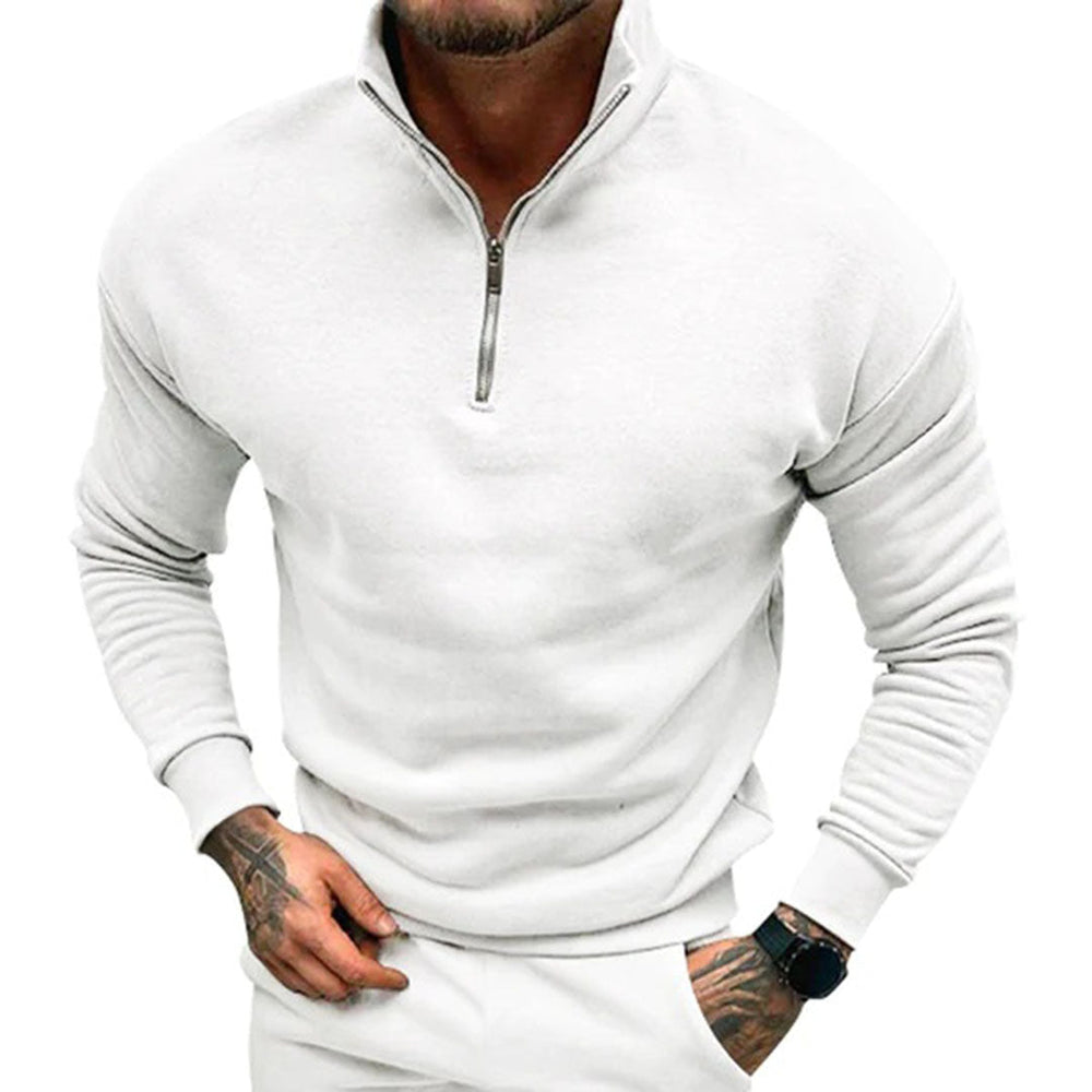 Men's Sweater with Half Zip - Matteo