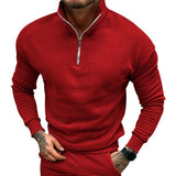 Men's Sweater with Half Zip - Matteo