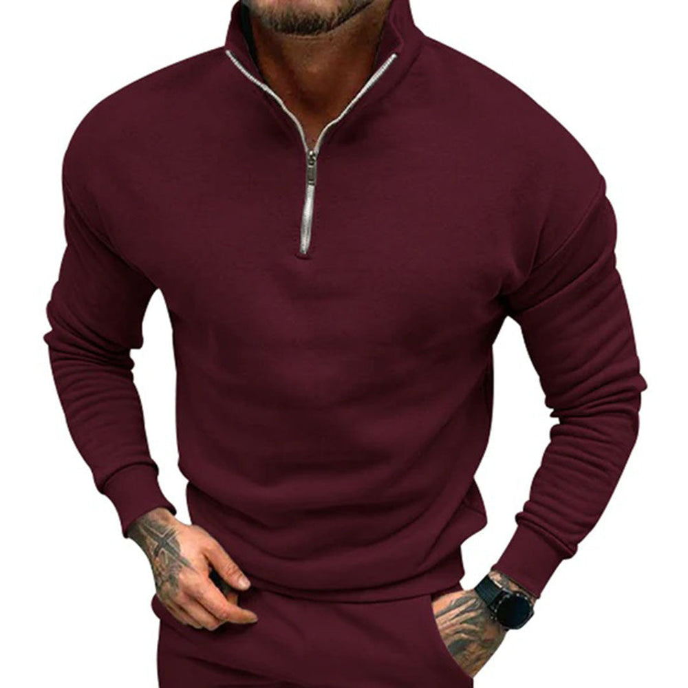 Men's Sweater with Half Zip - Matteo