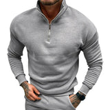 Men's Sweater with Half Zip - Matteo