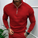 Men's Sweater with Half Zip - Matteo