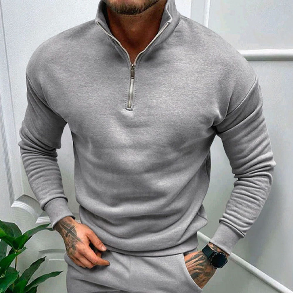 Men's Sweater with Half Zip - Matteo