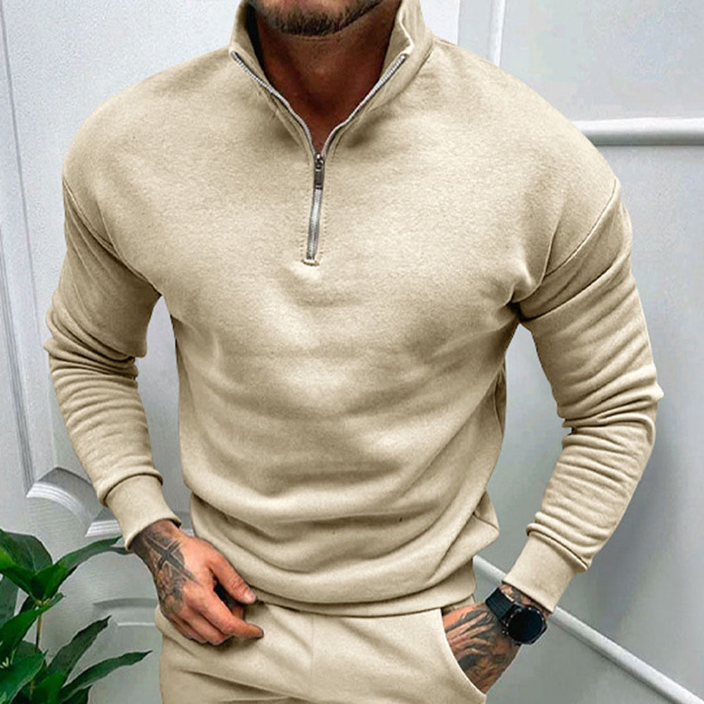 Men's Sweater with Half Zip - Matteo
